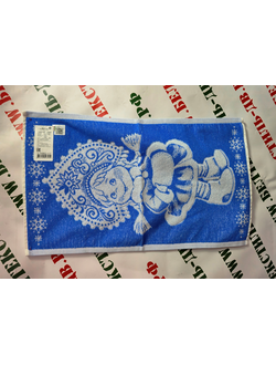 Полотенце махровое "Снегурочка", арт. 6с104.411ж1, 67*40