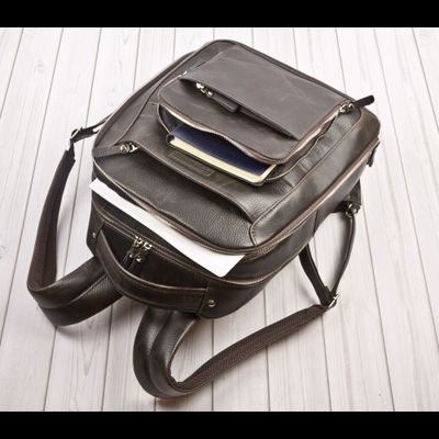 Кожаный рюкзак Monfestino brown (арт. 3034-04)