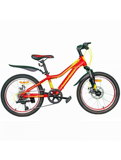 Велосипед 20 Nameless J2200D 11" красный/жёлтый