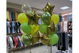 Оформление шарами магазина, офиса