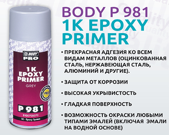 Эпоксидный грунт Epoxy Primer 981 (сер) 0,4л