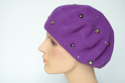Берет Vizio Италия 3633 BL сиреневый
