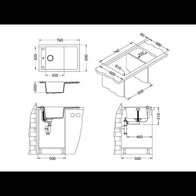 Мойка Alveus Formic 30 белый