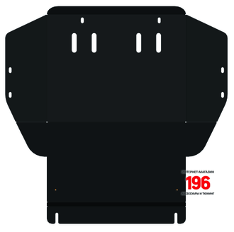 Seat Cordoba I 1993-1999 V-1,4; 1,6; 1,8 Защита картера и КПП (Сталь 2мм) ALF2625ST