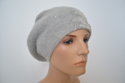 Вязаный берет для женщин зима 2025 - 2026