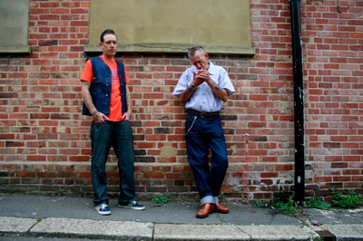 Рубашка Prison Blues® HICKORY WORK SHIRT [Пуговицы/Короткий рукав]