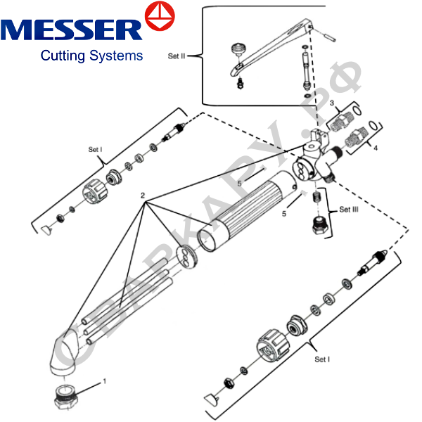 Резак универсальный Messer PROFICUT L8707E-A/PMYE