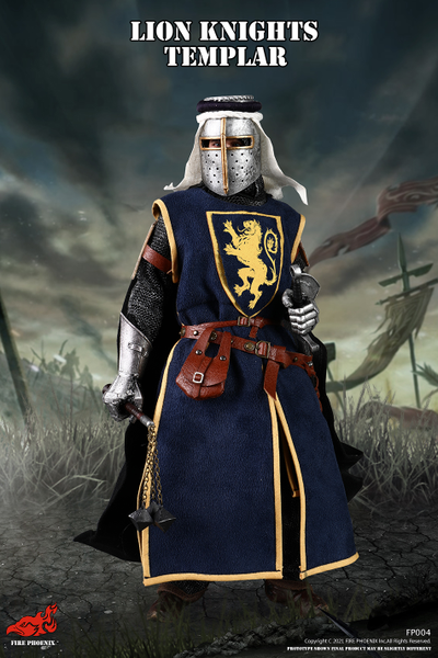 Рыцарь-крестоносец - Коллекционная ФИГУРКА 1/6 LION KNIGHT TEMPLAR (FP004) - FIRE PHOENIX