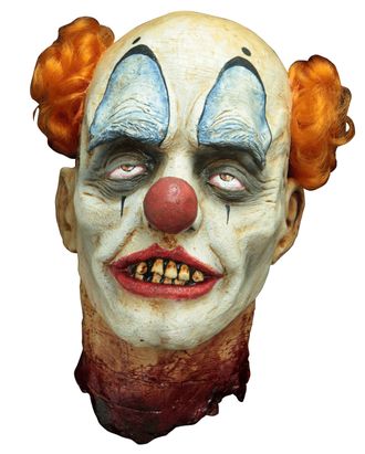 Clown Head, голова клоуна, оторванная, бошка, клоун, кровь, отрубленная, труп, мертвец, страшная
