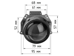 Светодиодные билед линзы для DAF XF105 (2006-2013) Aozoom Truck Trailer 24 вольта, со штатными линзами