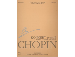 Chopin, Frédéric. Concerto in e minor op.11 for piano and orchestra (version for 1 piano). National Edition vol.13 A 13a