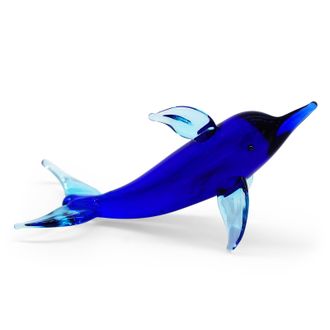 стеклянная фигурка дельфин