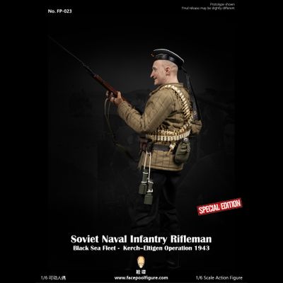 ПРЕДЗАКАЗ - Советский морпех Черноморского флота - Коллекционная фигурка 1/6 WWII Soviet Naval Black Sea Fleet Rifleman Special Edition (FP023B) - Facepoolfigure ?ЦЕНА: 25700 РУБ.?