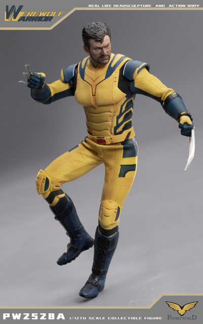 ПРЕДЗАКАЗ - Росомаха, Логан ("Дэдпул и Росомаха") - Коллекционная фигурка 1/12 SCALE Werewolf Warrior Regular version (PW2528A) - PWTOYS ?ЦЕНА: 14600 РУБ.?