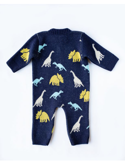 Комбинезон "Динозавры" синий