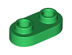 Plate, Round 1 x 2 with Open Studs, Green (35480 / 6210271)