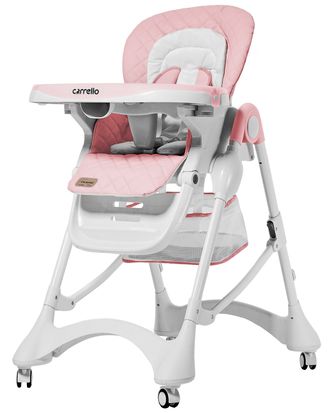 Стульчик для кормления Carrello Caramel CRL-9501/3 Candy Pink