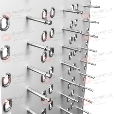 HG3320 Лист под очки настенный пластиковый без окантовки на 57 мест 1200x500 мм