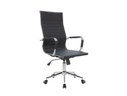 Кресло для руководителя RIVA CHAIR Hugo RCH 6002-1S Чёрный (Q-01)