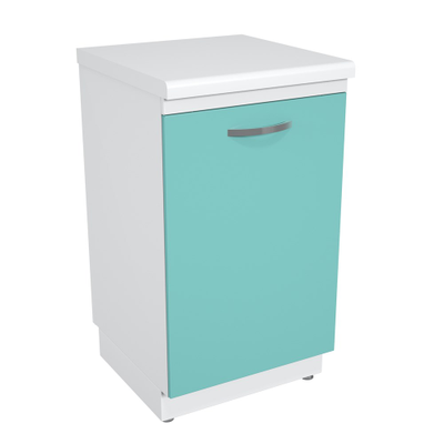 Тумба металлическая с полкой на подиуме ТМД-1.0