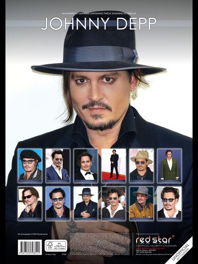Johnny Depp Календарь 2017