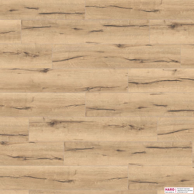 Ламинат Haro Tritty 100 Campus Дуб Италика Кремовый 532060 32 класс толщина 8 мм с фаской 2.49 м2