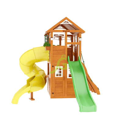 Детская площадка IgraGrad Клубный домик 2 с трубой Luxe