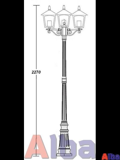Praga 15909B Парковый светильник