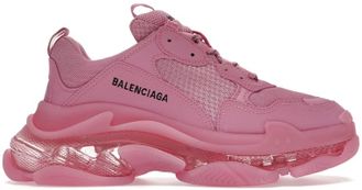 Кроссовки Balenciaga Triple S Clear Sole Pink