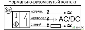 Датчик индуктивный бесконтактный И28-NO-AC-Z