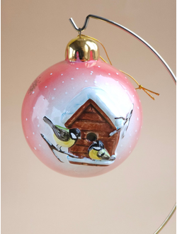 Шар ёлочный "Птички"