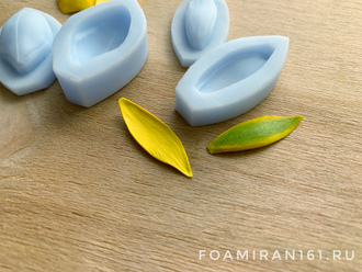 Силиконовый вайнер для фоамирана «Лепестки мини тюльпана + тычинки» (ELF_decor)