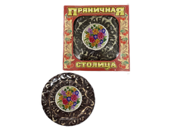 Пряник заварной глазированный "Цветы"  с повидлом в коробке 420 гр.