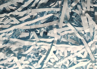 Наполнитель бумажный, цвет голубой, вес 100 гр