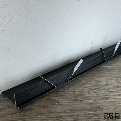 Щелевой плинтус Pro Design Mini L 601 Черный Муар