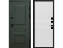 Дверь входная Орегон грин темно-зеленая
