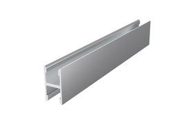 Профиль двусторонний PREMIAL PLUS без стяжки хром матовый 1м.