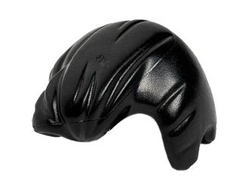 Minifigure, Hair Swept Back with Widow's Peak, Sideburns and Fluffed Bangs, Black (24791 / 6358204)