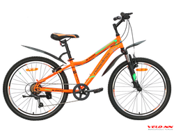 Велосипед 24" Nameless S4100, оранжевый/синий