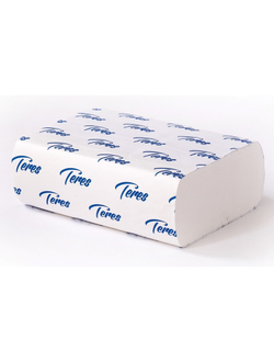 Полотенца бумажные Терес 1 слой, 200л, 15пач/кор Z-сложения, Т-0246
