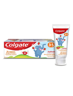 Зубная паста COLGATE детская 3-5 вкус Клубники 60мл