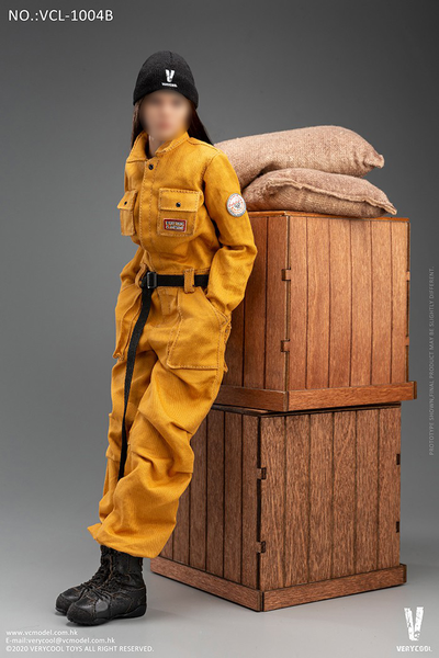 Женский комплект с комбинезоном (желтый) 1/6 Work-Wear Set (Turmeric) (VCL-1004B) - VERYCOOL