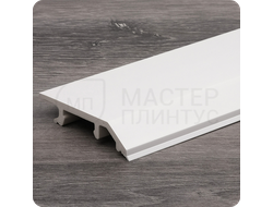 Плинтус с кабель-каналом Comfort Avangard 80х16х2200 мм. Белый