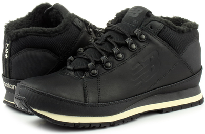 New Balance 754 Black Кожаные с мехом
