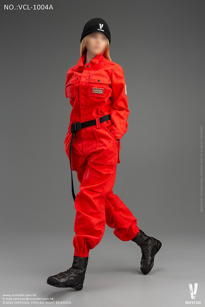 Женский комплект с комбинезоном (оранжевый) 1/6 Work-Wear Set (Tangerine) (VCL-1004A) - VERYCOOL