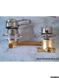 Смеситель для душевой кабины 4 позиционный G4-12см