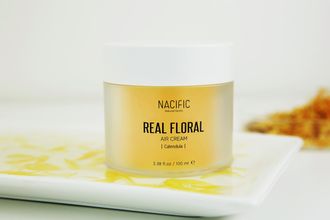Успокаивающий крем с экстрактом календулы NACIFIC Real Calendula Floral air Cream