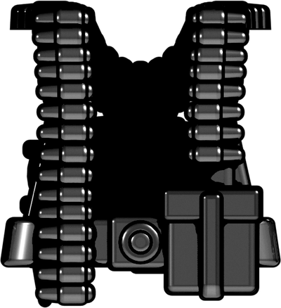 BrickArms WW2 German Gunner Vest - Black | Экипировка немецкого пулеметчика