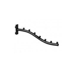 Кронштейн в профиль с двойным зацепом и 7 шариками, 340 мм