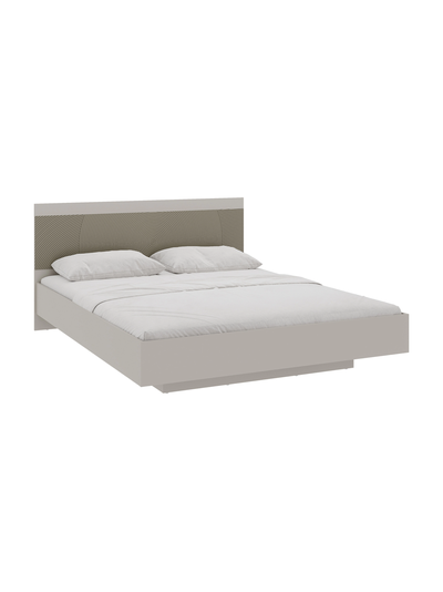 Атлантис Кровать КР-001 (сп.место 1.6х2.0м) Кашемир / МДФ - матовая Флан GA-06 ( с основанием)